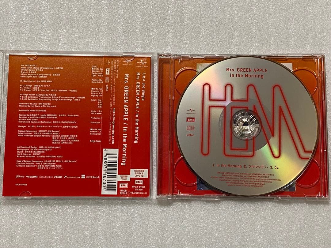 Mrs. GREEN APPLE In the Morning 初回限定盤