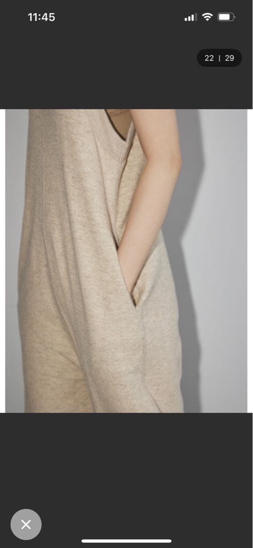 サロペット・オーバーオール・オールインワン TODAYFUL Cotton linen Rough Combinaison