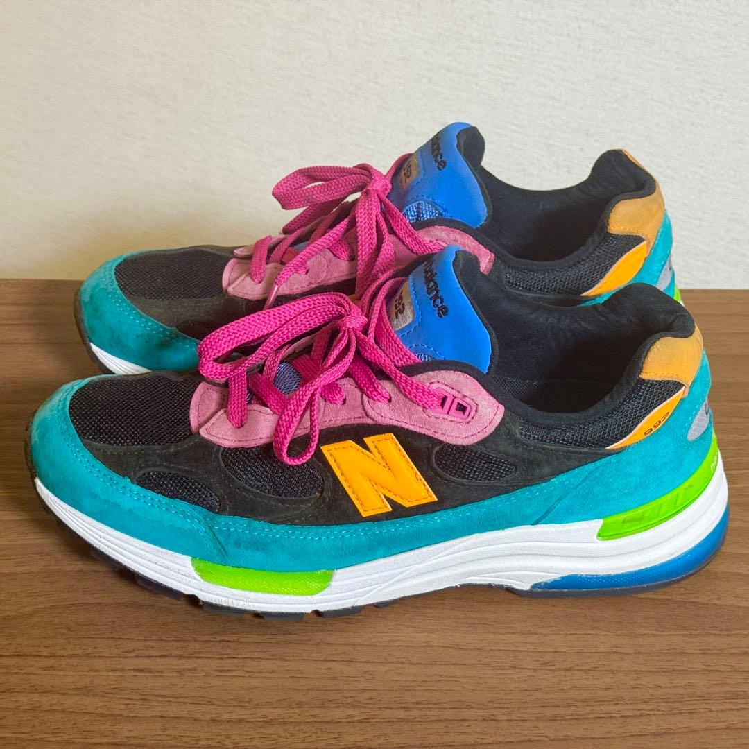 アルザス【希少】ニューバランス M992RE厚底ダッドスニーカー