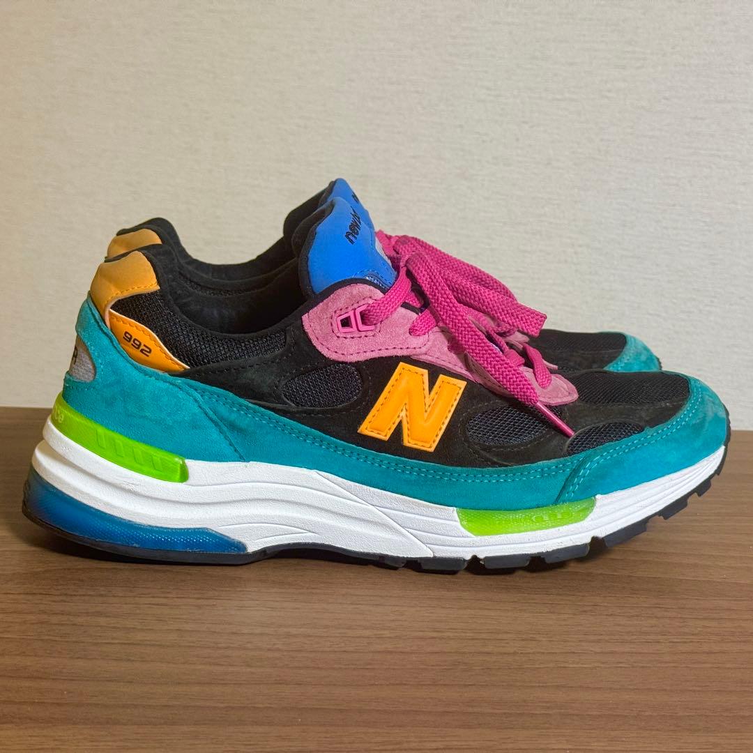 アルザス【希少】ニューバランス M992RE厚底ダッドスニーカー