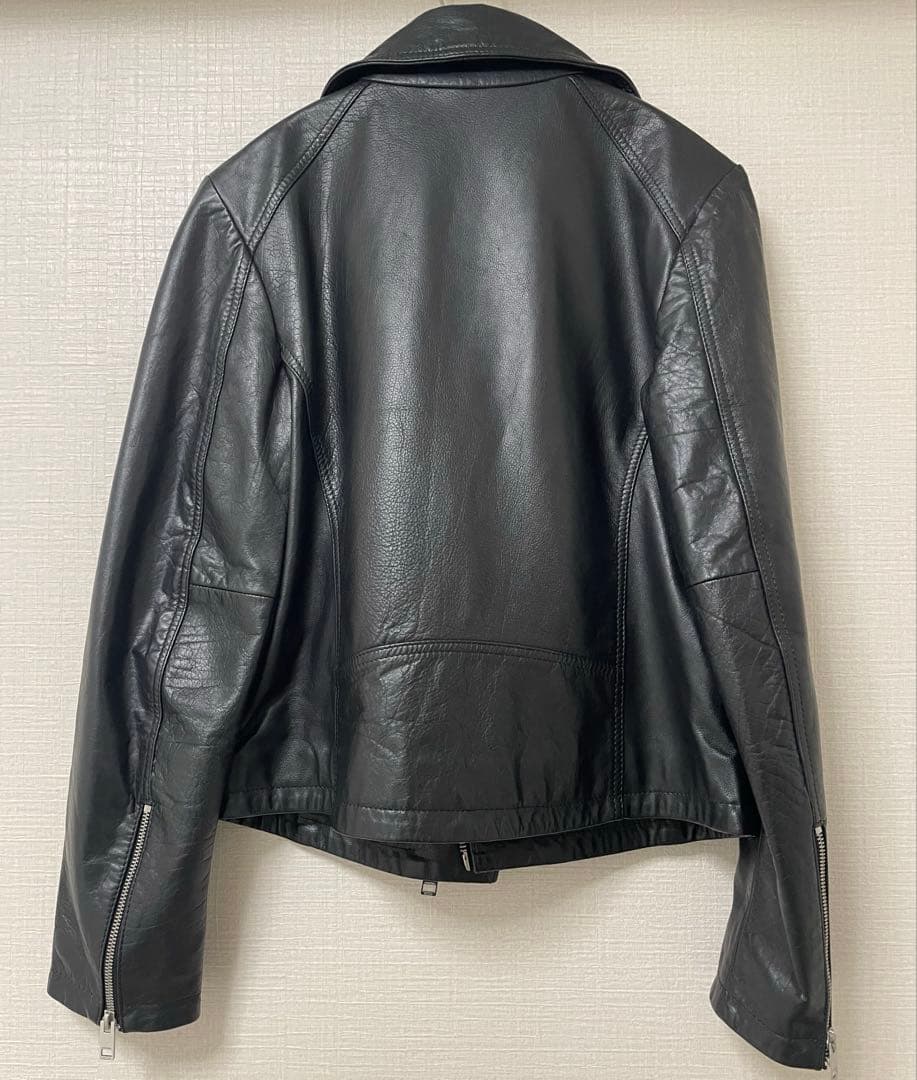 美品　本革　ディーゼル　ライダース　レザー　ジャケット　Mサイズ