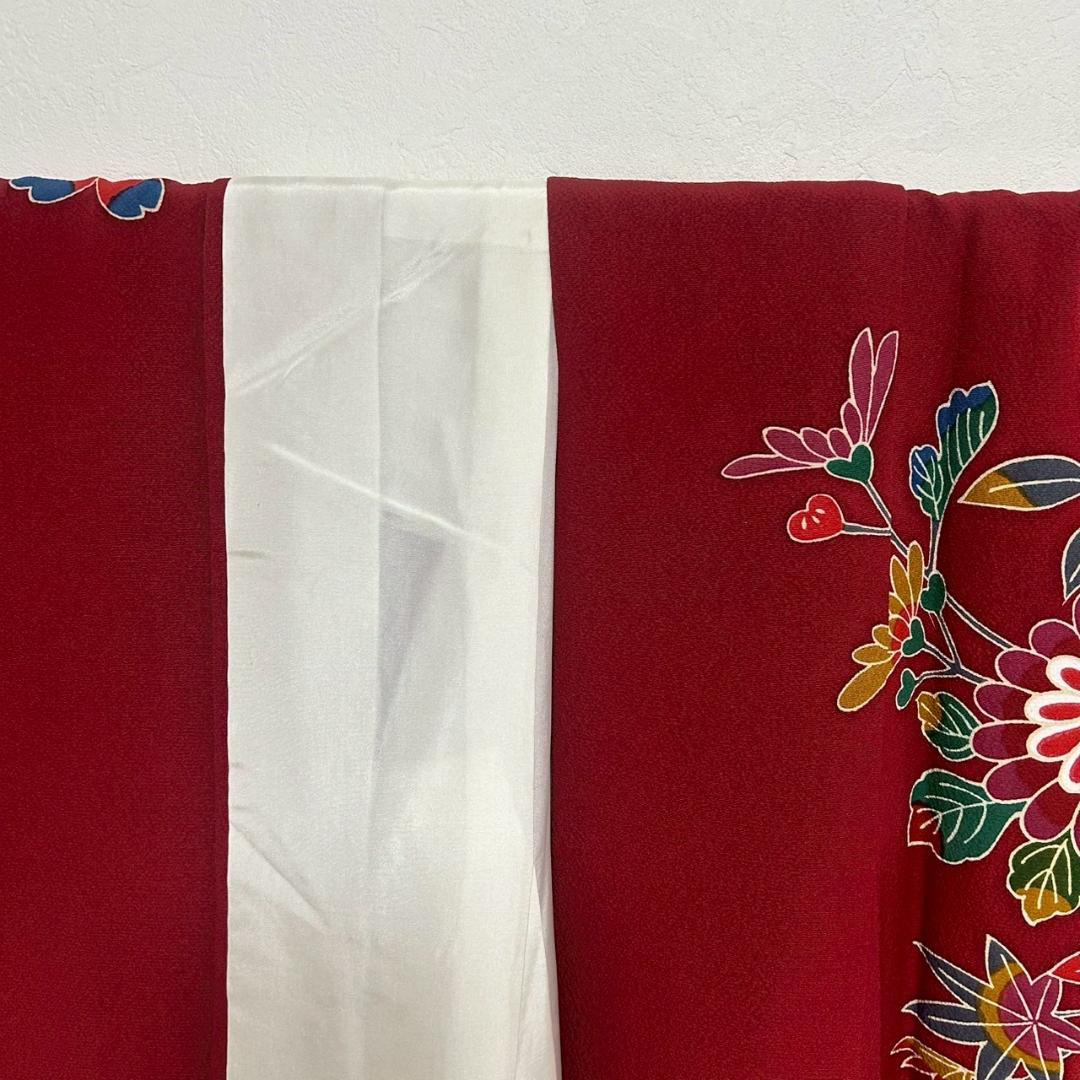KP1782 振袖 身丈163cm 正絹 着物 成人式
