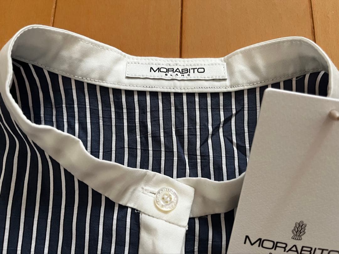MORABITOBLANC モラビトブラン　ストライプ ブラウス シャツ
