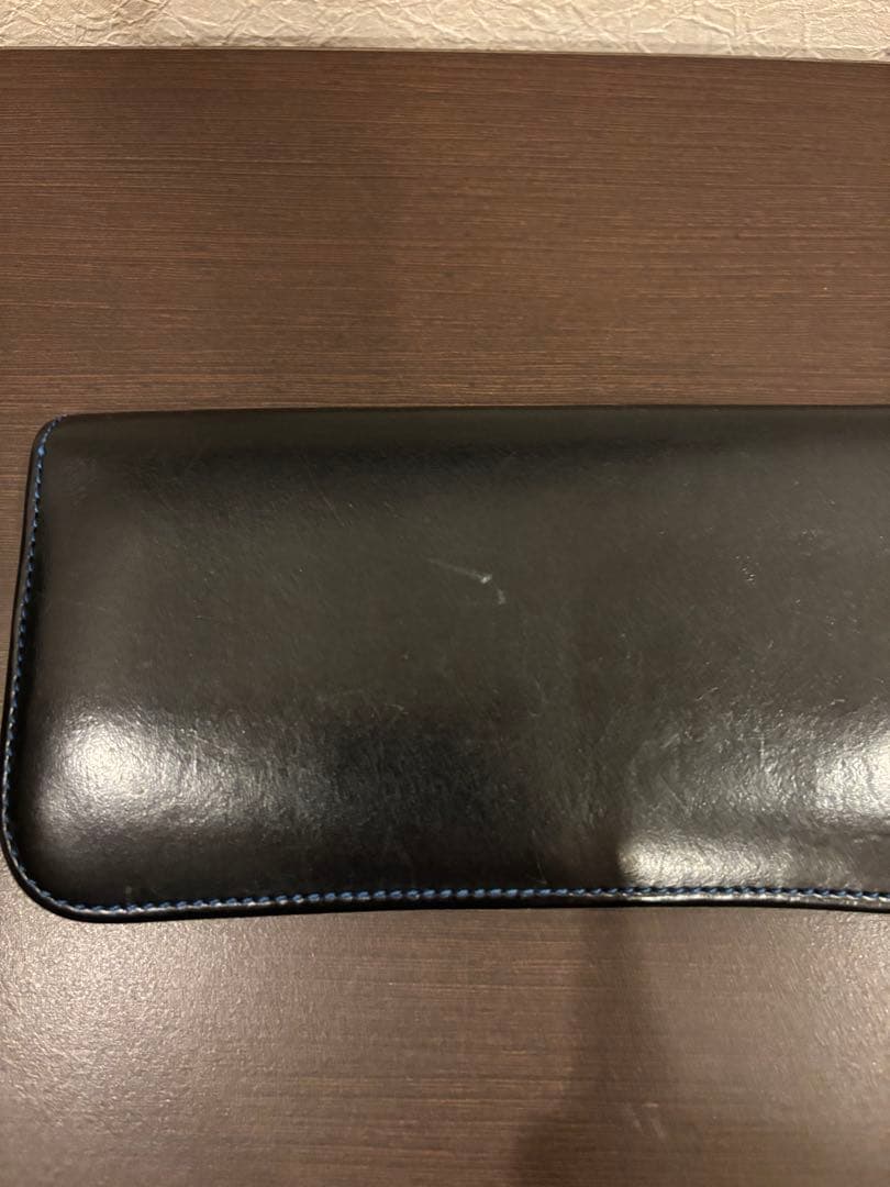 k*t様 美品　WILDSWANS レザー長財布　ネイビー