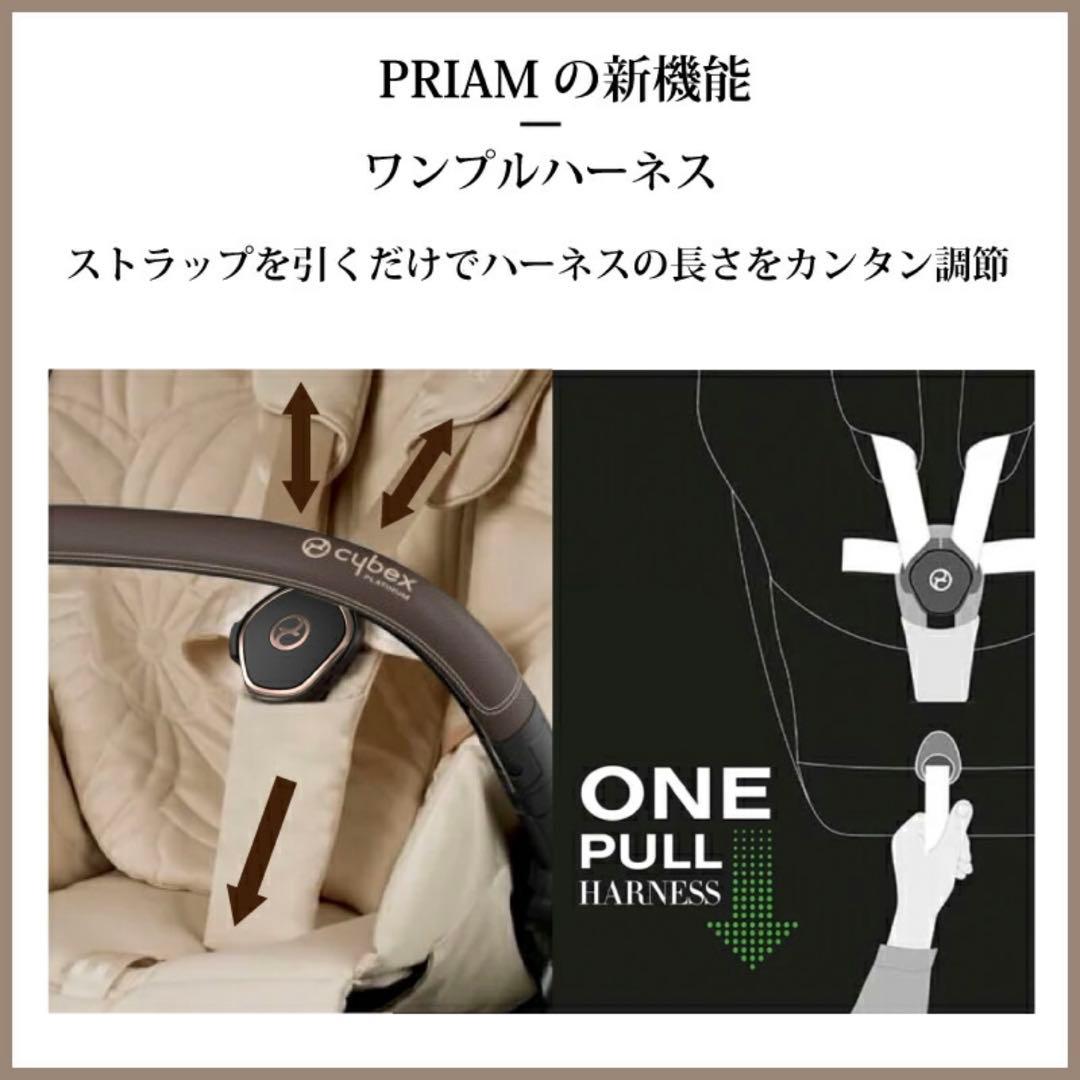R*n様 希少CybexPRIAMJP4シンプリーフラワーズローズゴールドフレー