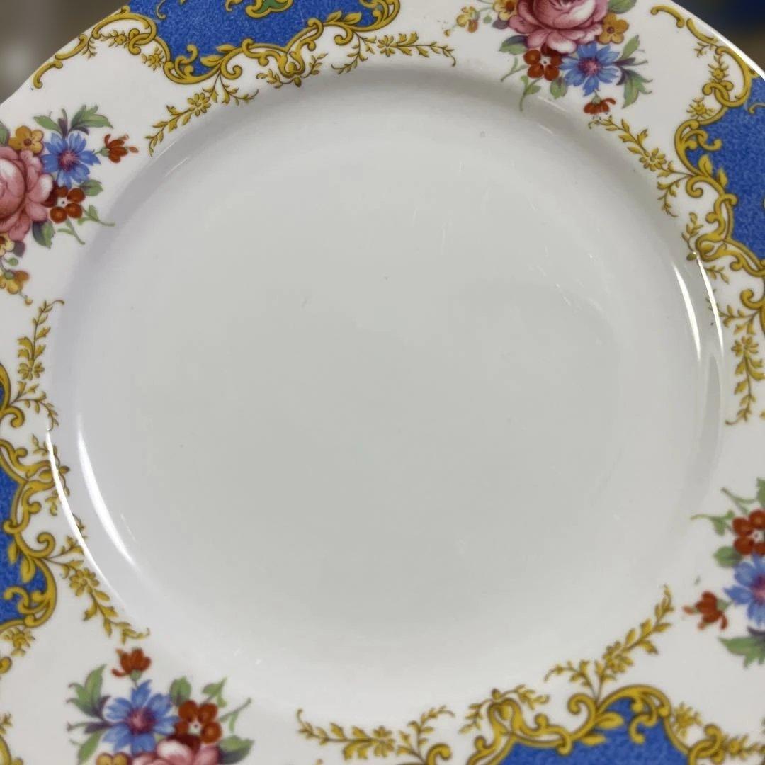 イギリスアンティーク　WINDSORの皿とミルクピッチャーのセット