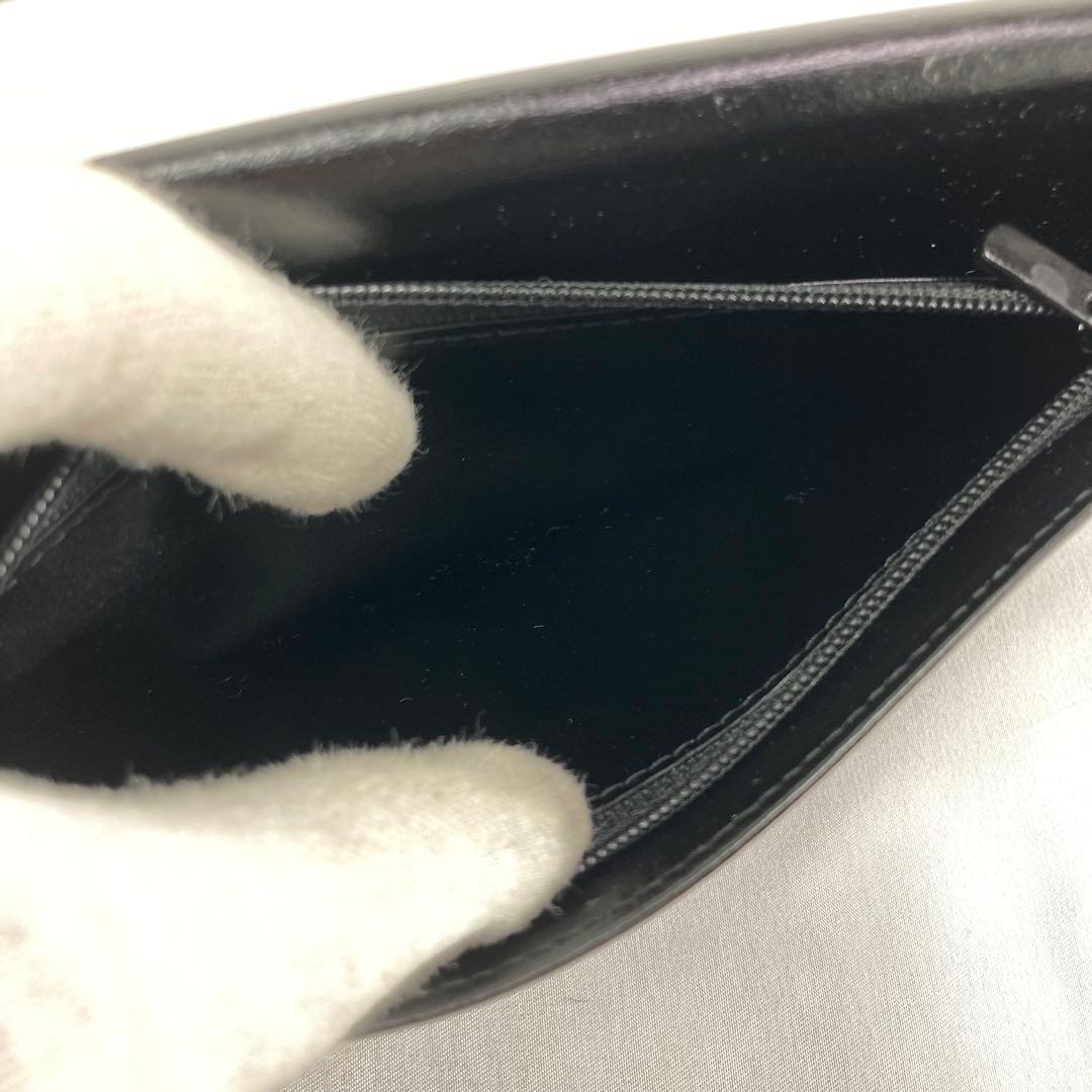 【未使用級】Cartier 二つ折り長財布　パシャライン　レザー　ブラック　箱付