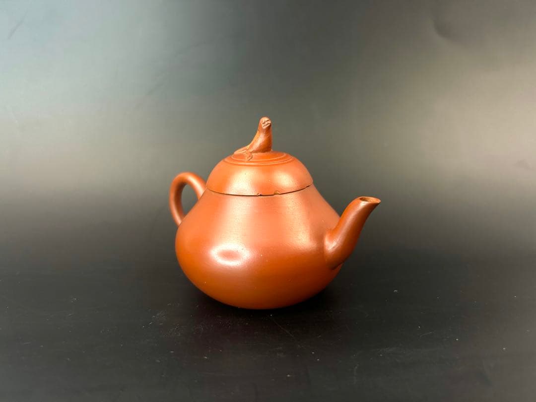 紫砂壺　中国美術　古道具　朱泥　時代物　急須　茶器　民家蔵出し