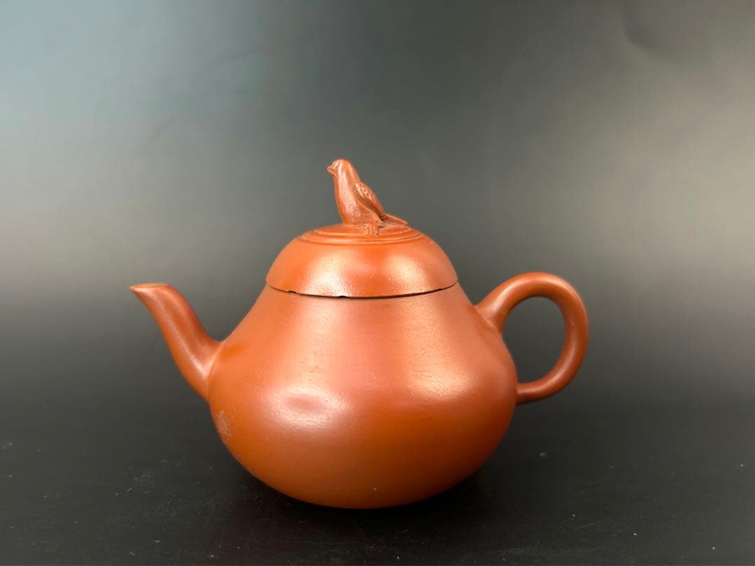 紫砂壺　中国美術　古道具　朱泥　時代物　急須　茶器　民家蔵出し