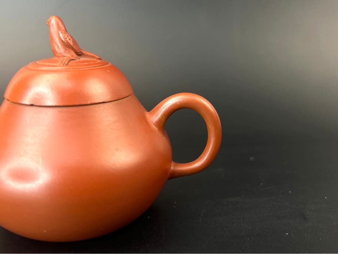 紫砂壺　中国美術　古道具　朱泥　時代物　急須　茶器　民家蔵出し