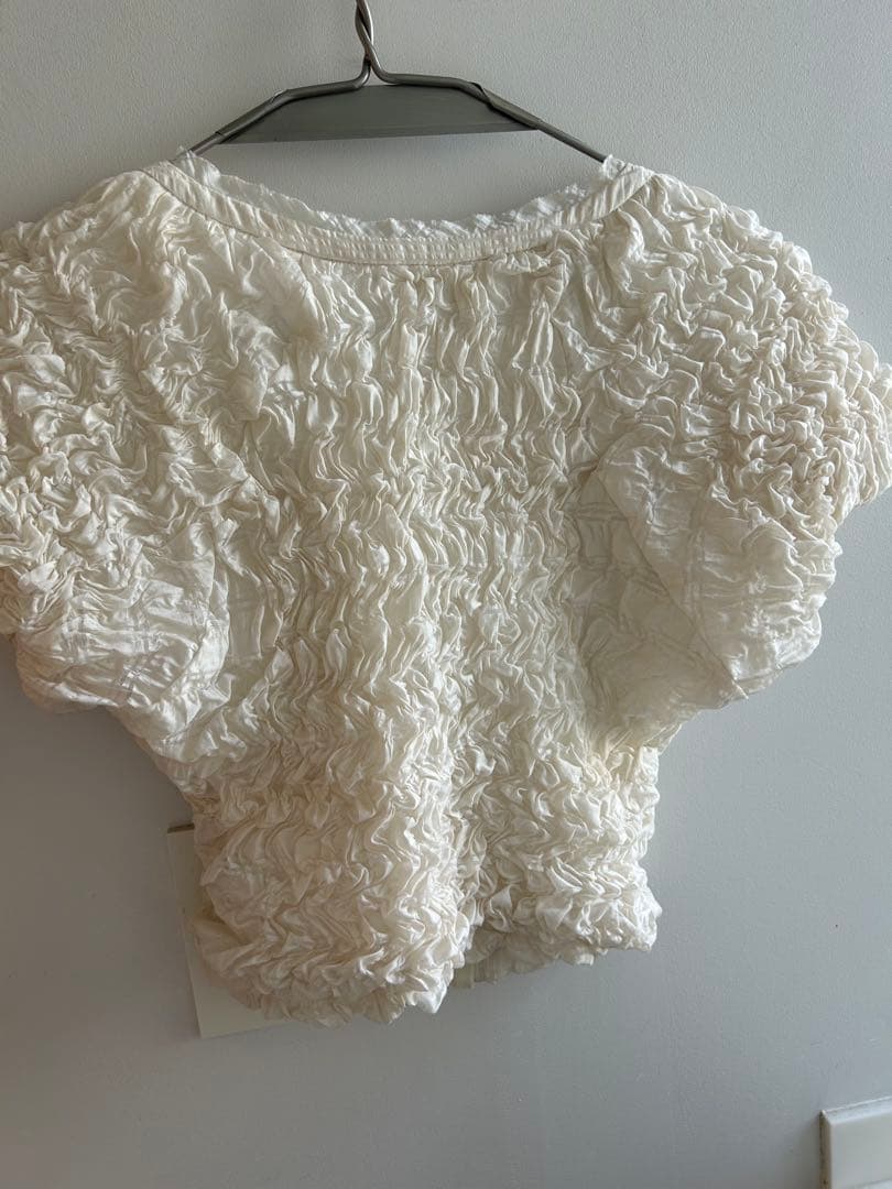 トップス CLANE SHIRRING PUFF TOPS size1