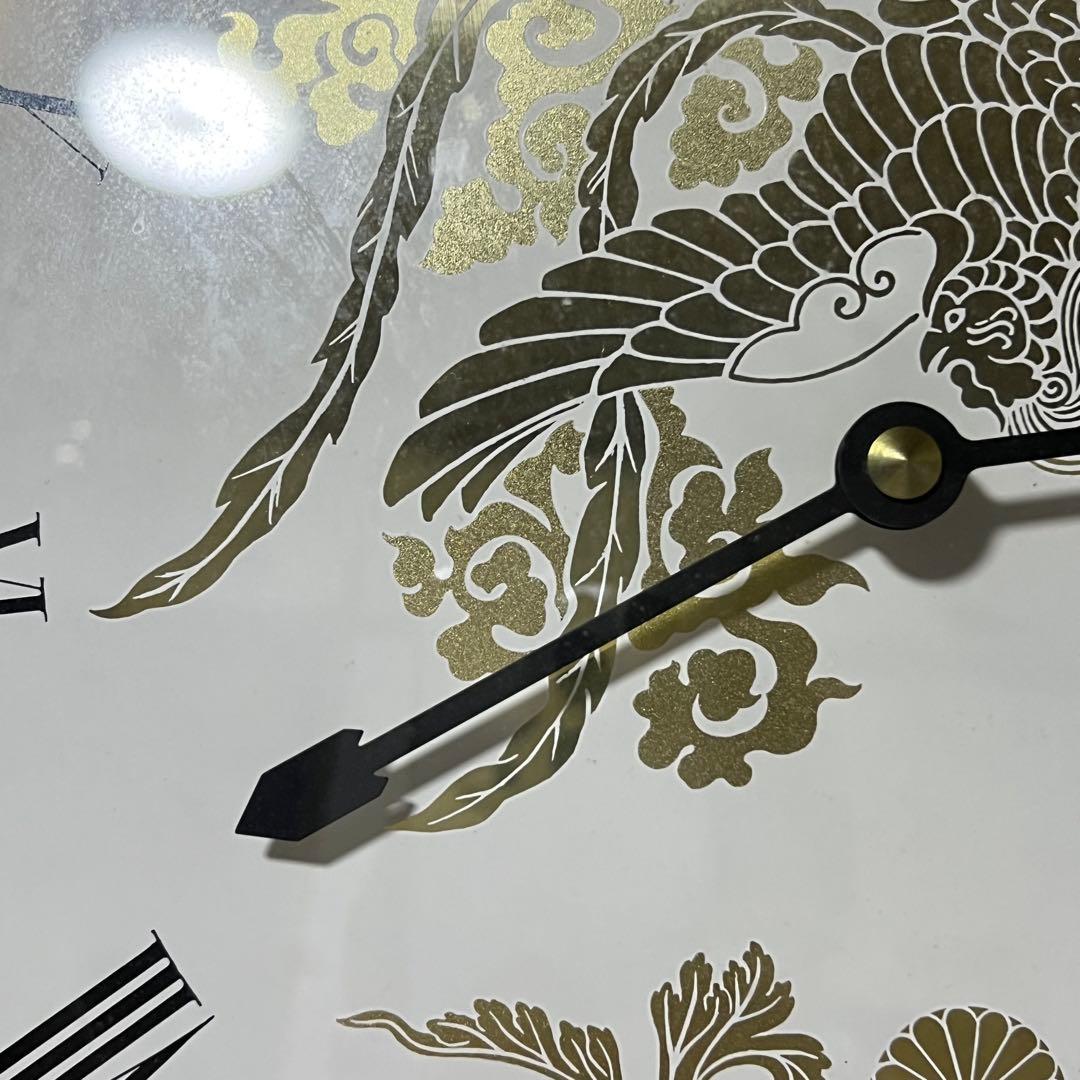 CITIZEN シチズン　からくり 鳳凰と菊　木枠　重厚