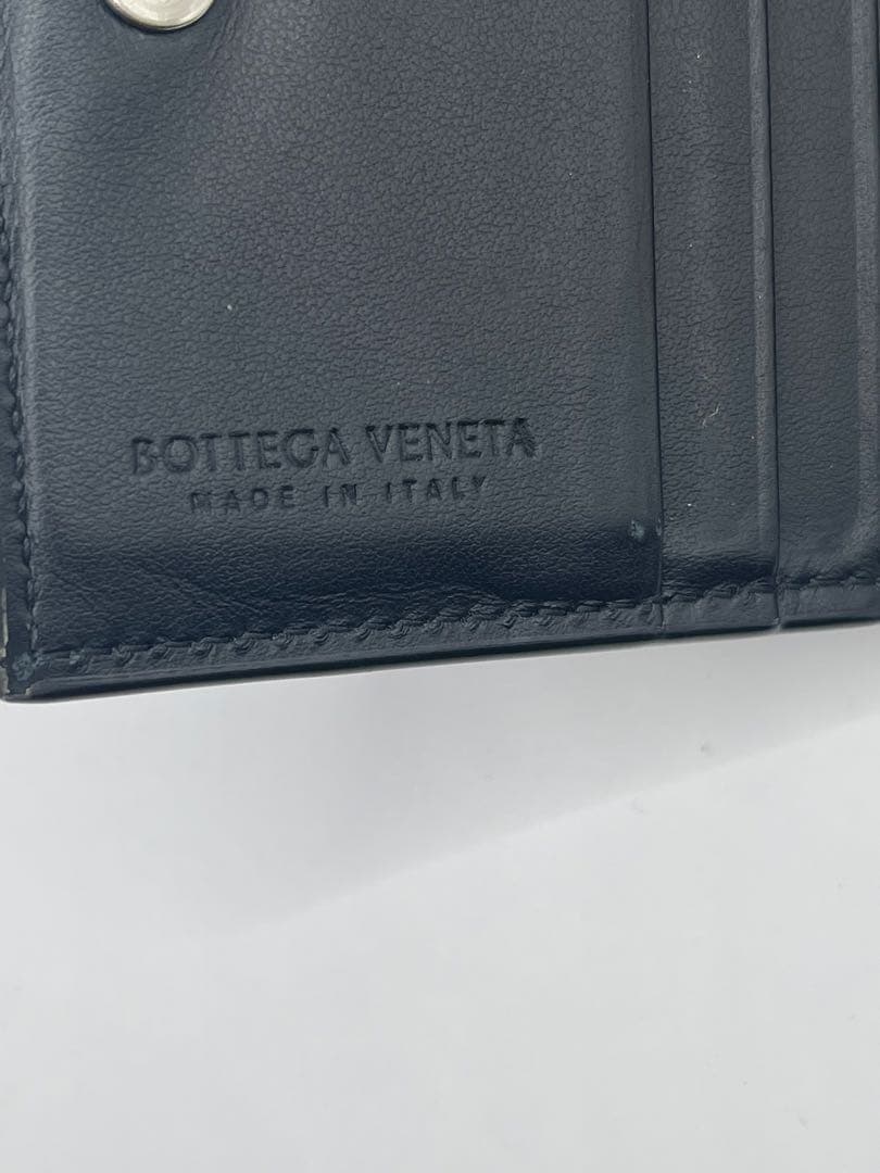 ボッテガヴェネタ BOTTEGA VENETA レザー 二つ折り財布