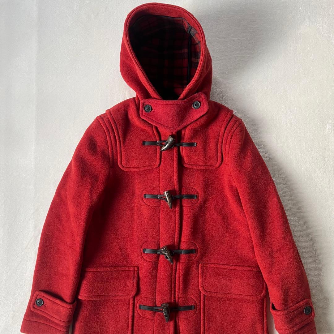 LONDON TRADITION ロンドントラディション L ダッフルコート赤