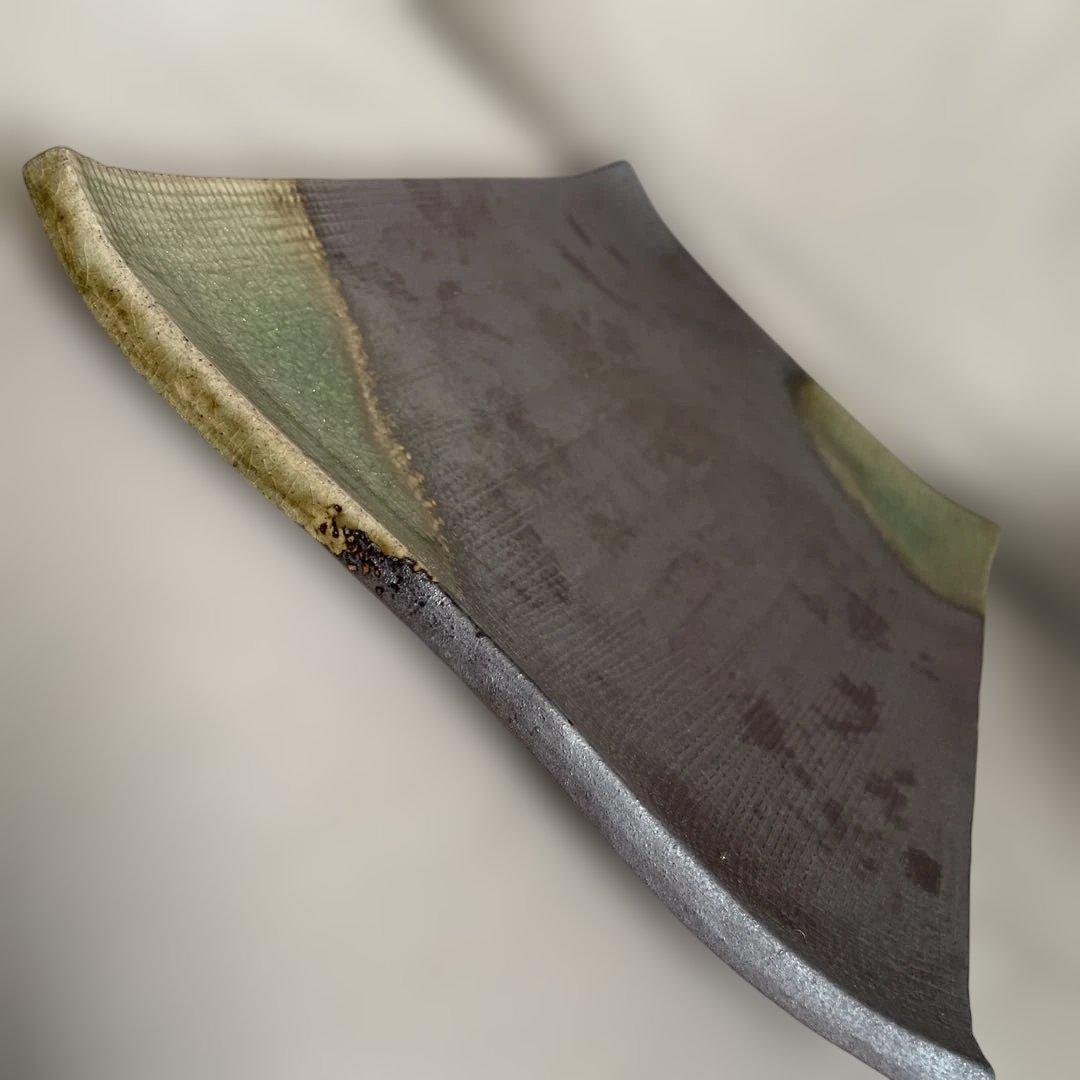 ヴィンテージ　陶磁器　大皿　角皿