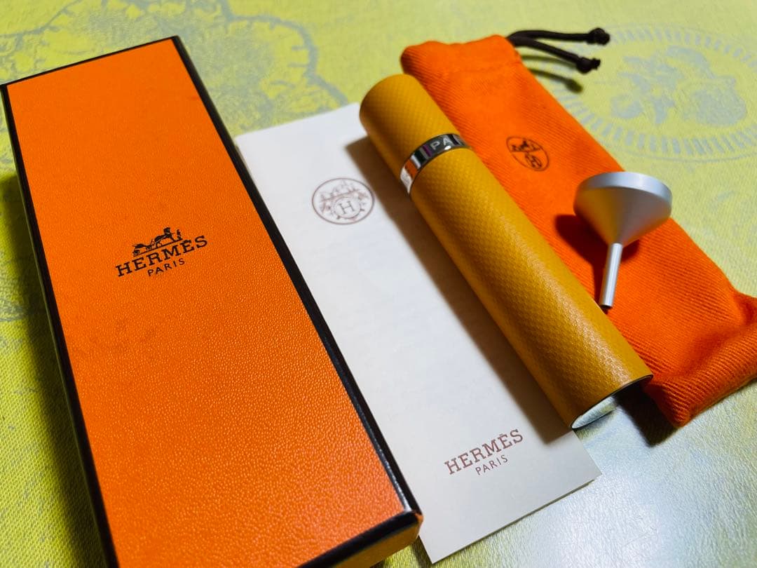 HERMES エルメス アトマイザー オレンジ
