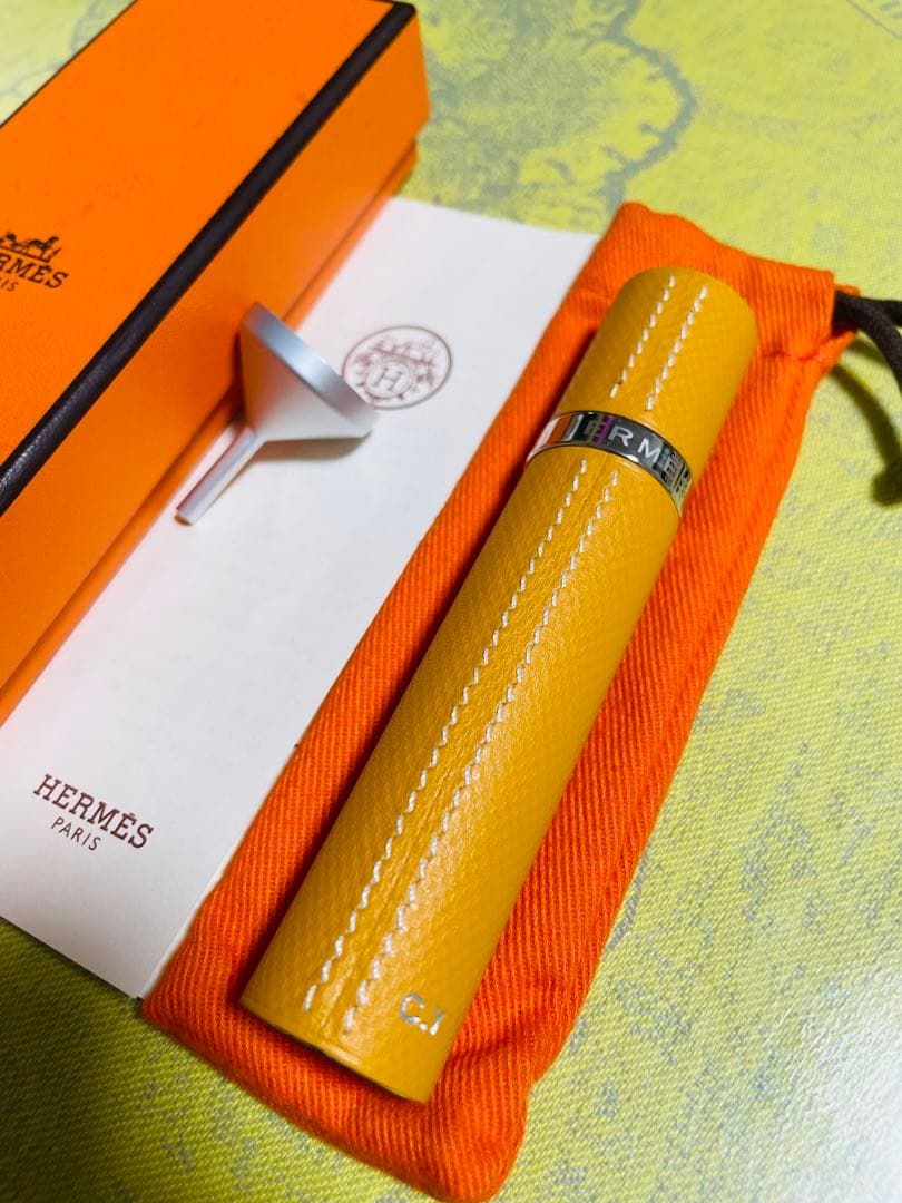 HERMES エルメス アトマイザー オレンジ