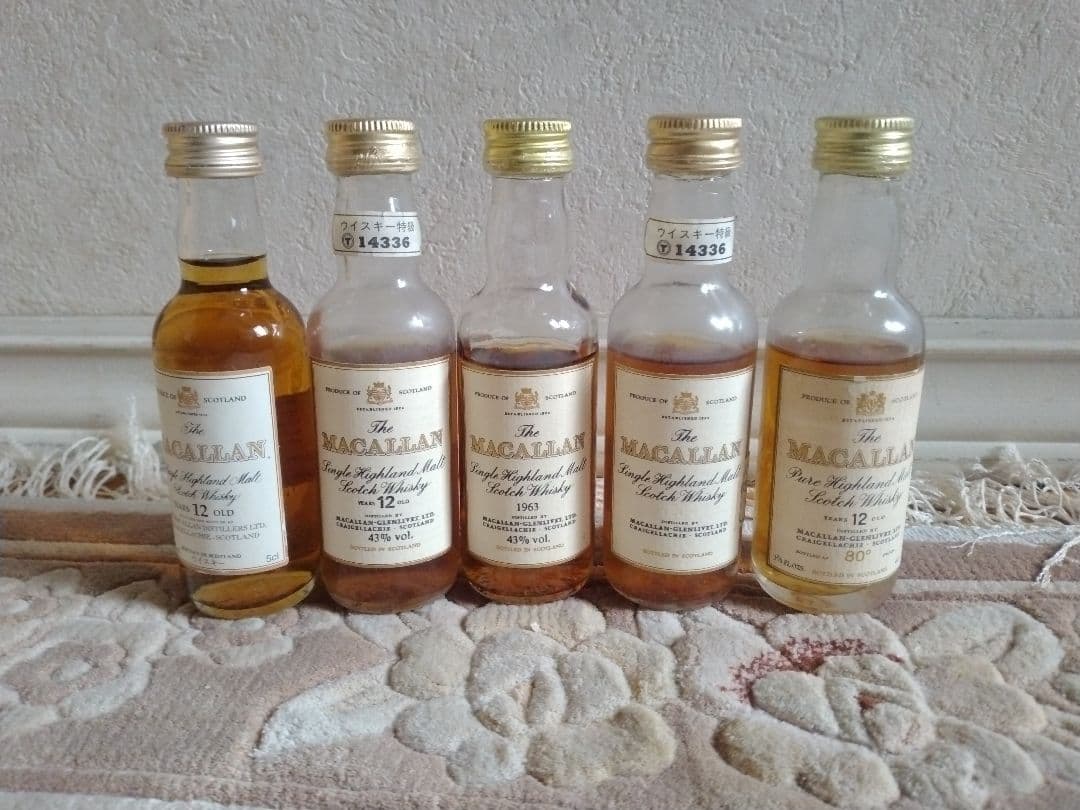 専用マッカランミニボトル5本セット The Macallan