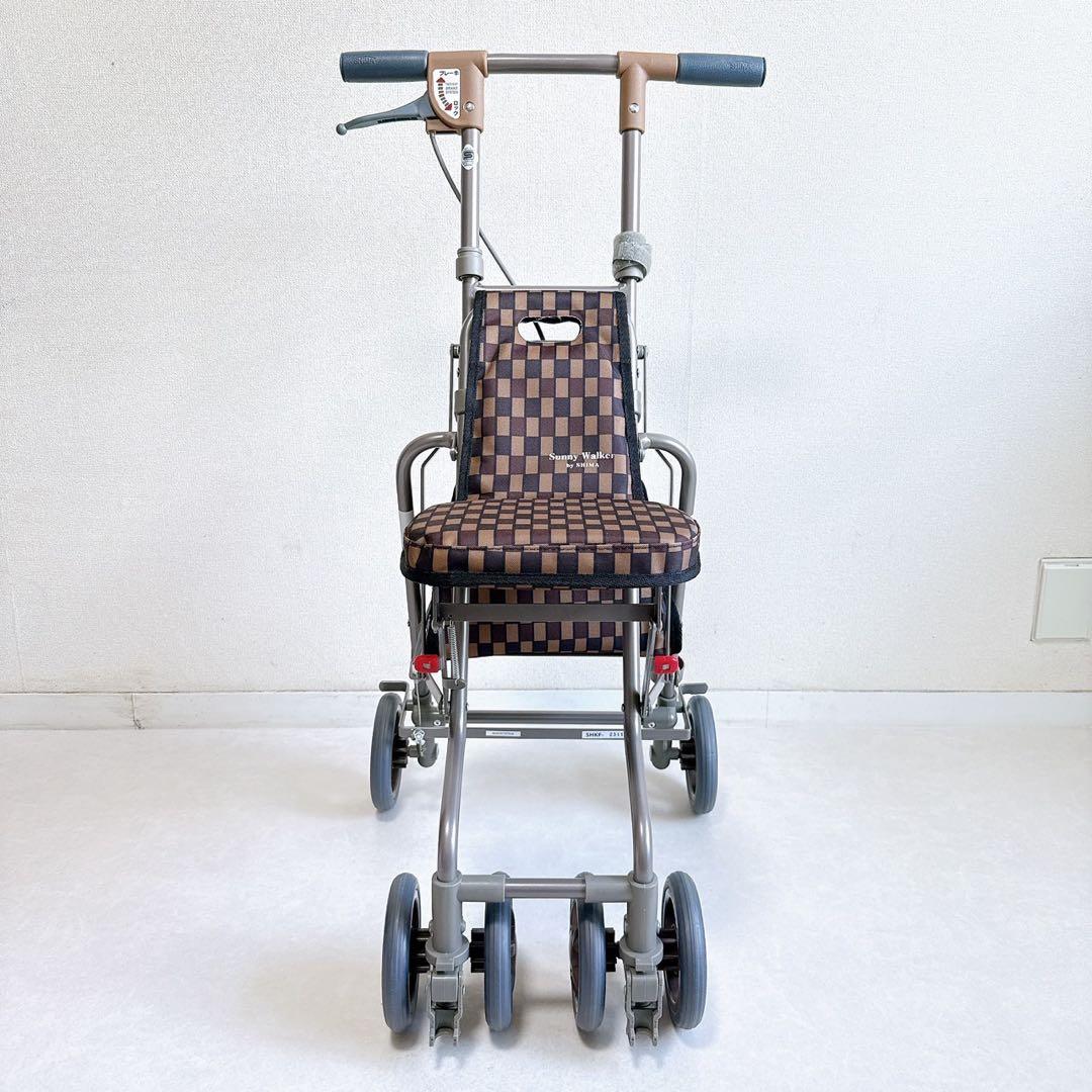 【美品】島製作所 シルバーカー　サニーウォーカー AW3 手押し車　シニア