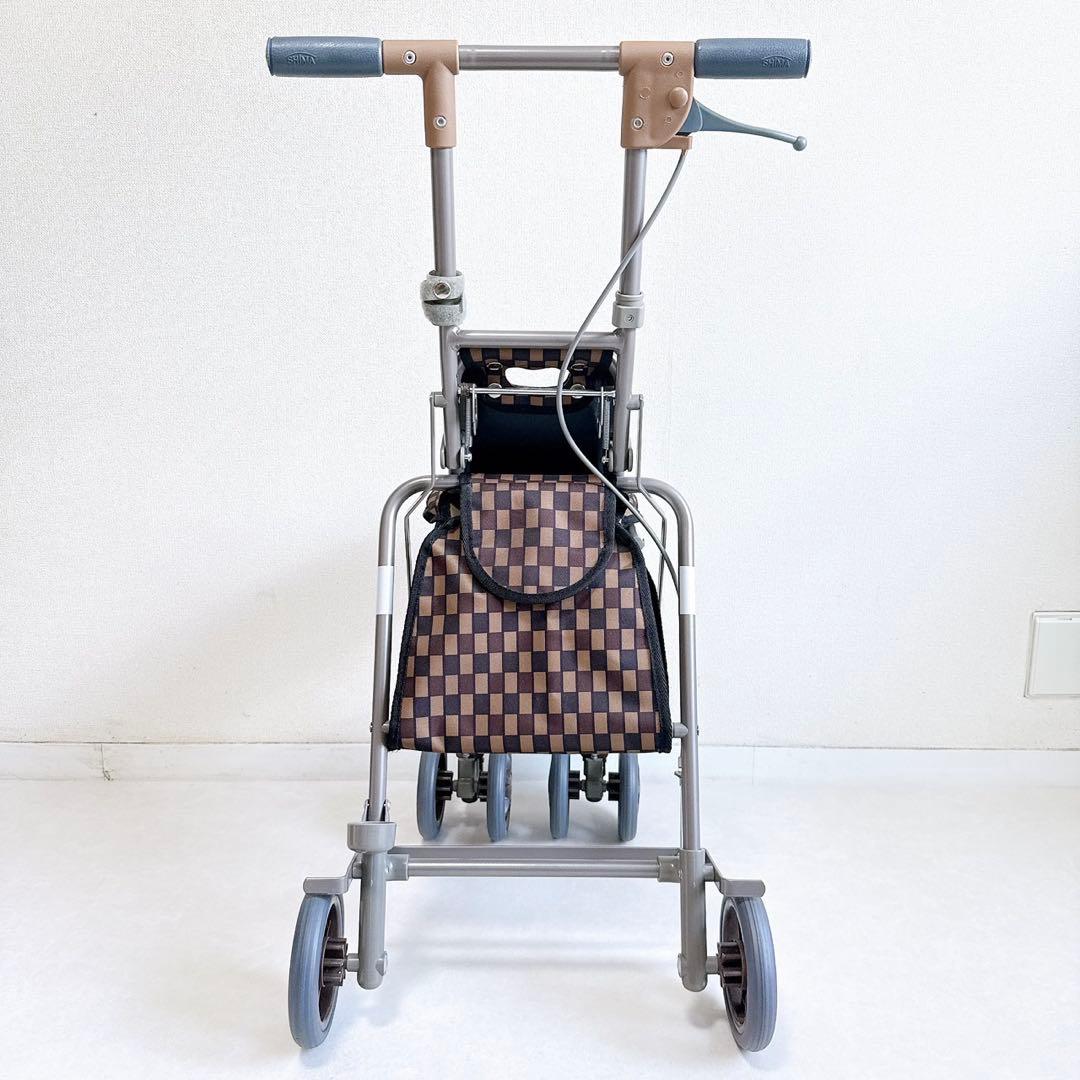 【美品】島製作所 シルバーカー　サニーウォーカー AW3 手押し車　シニア