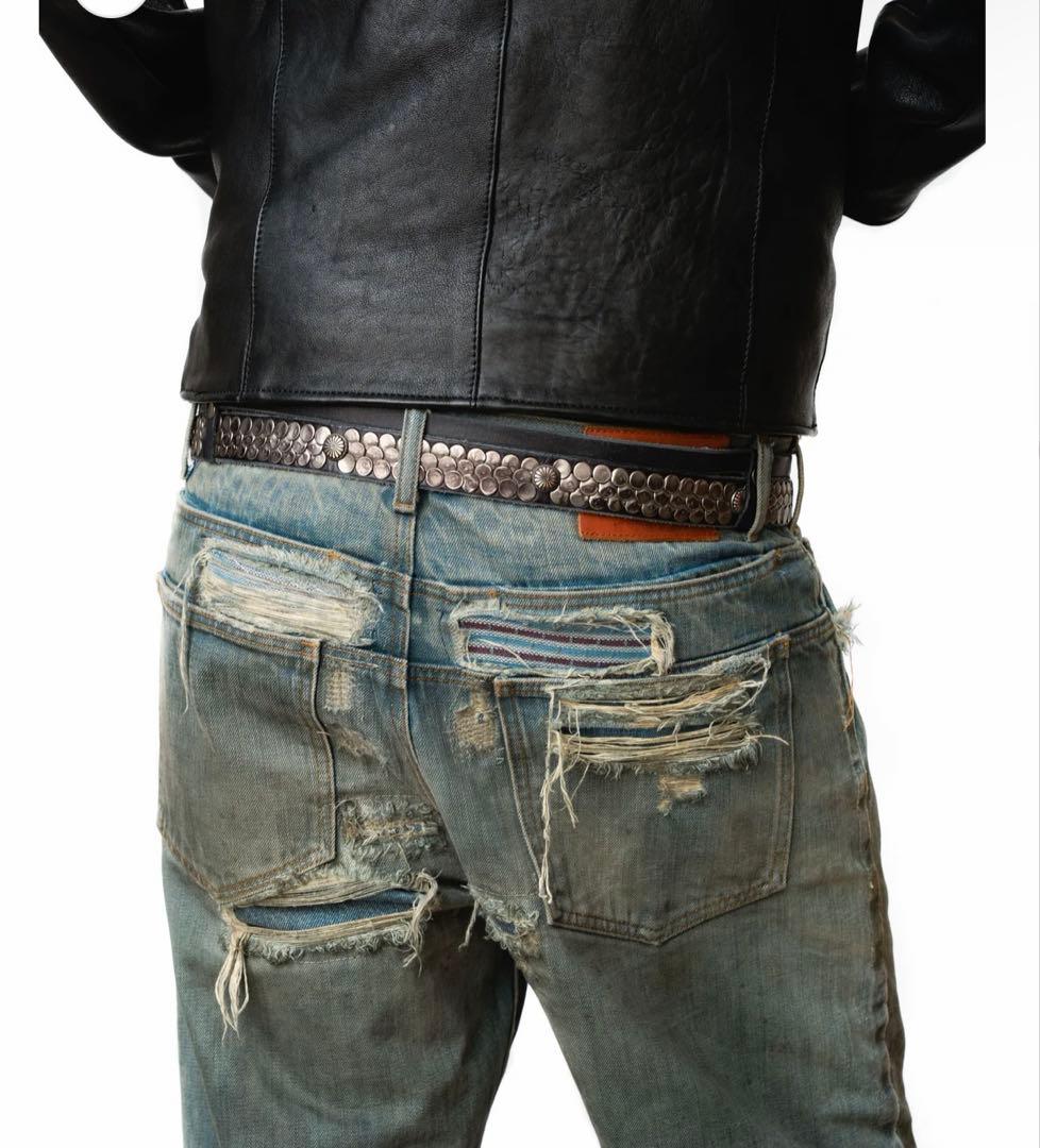 小物 No Faith Studios DOUBLE-LAYERED BELT