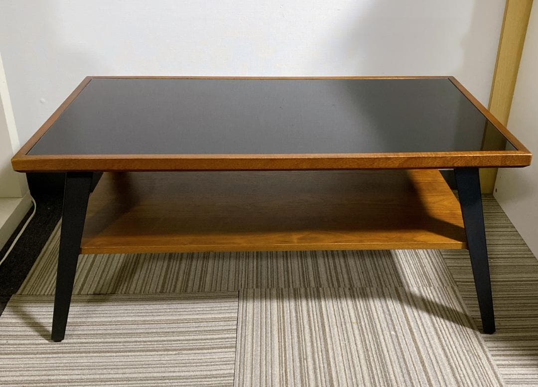 あずま工芸 センターテーブル ローテーブル ダークブラウン 幅90㎝