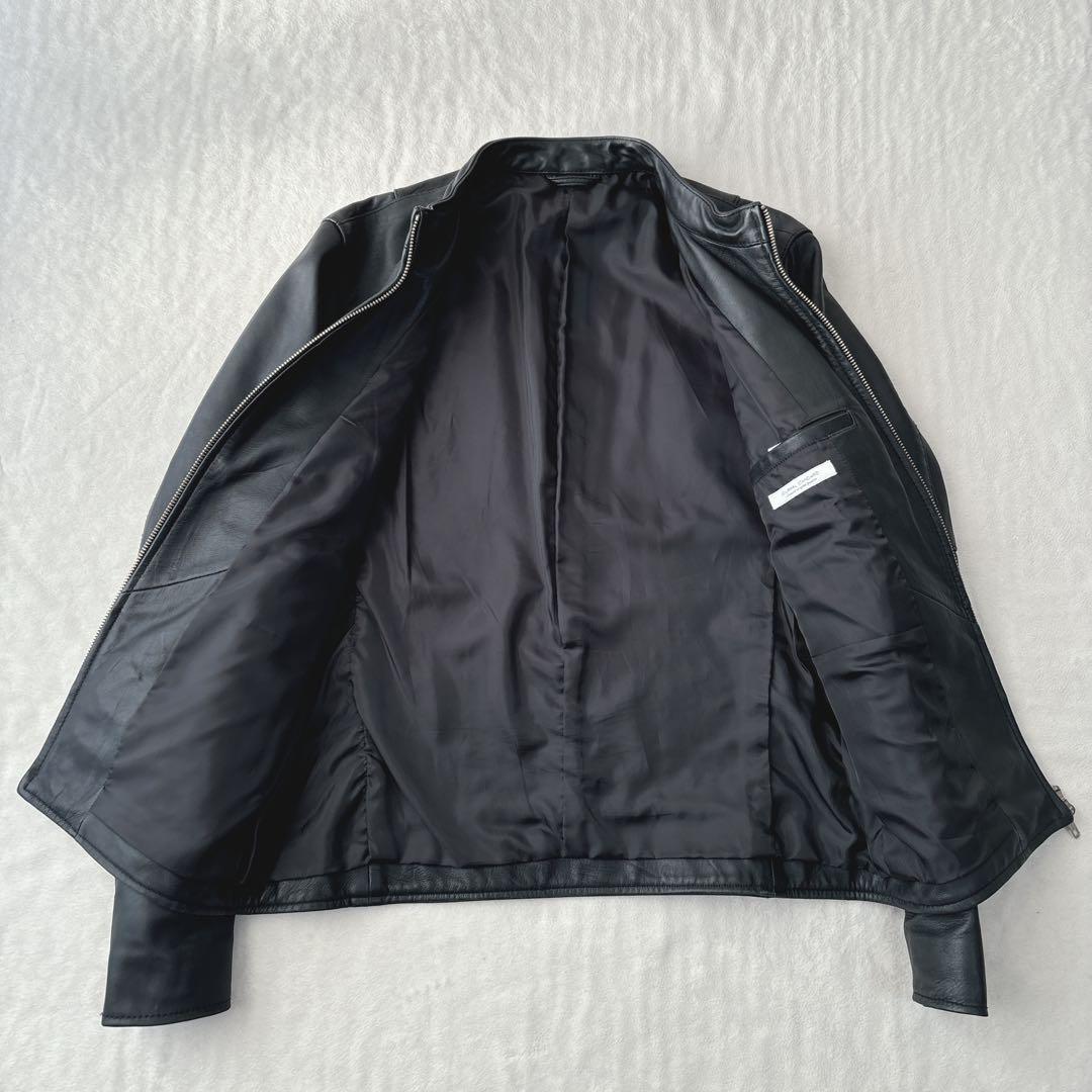 【美品】ジャーナルスタンダード　レザージャケット　ライダース　ラムレザー　黒