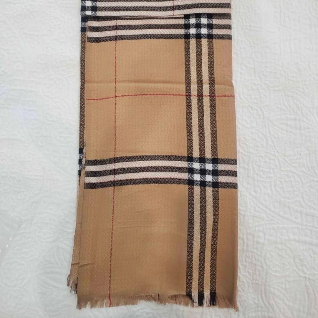 【未使用】BURBERRY LONDON ストール ショール カシミア/シルク