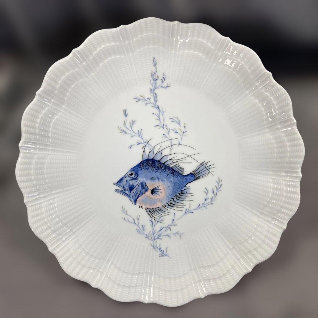 リモージュ　ディナープレート　魚　コライユラメール　ノブラ　ジロー