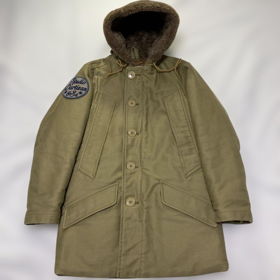 【極美品】ステュディオ ダルチザン ヘビーコットンツイルＢ－9フライトジャケット