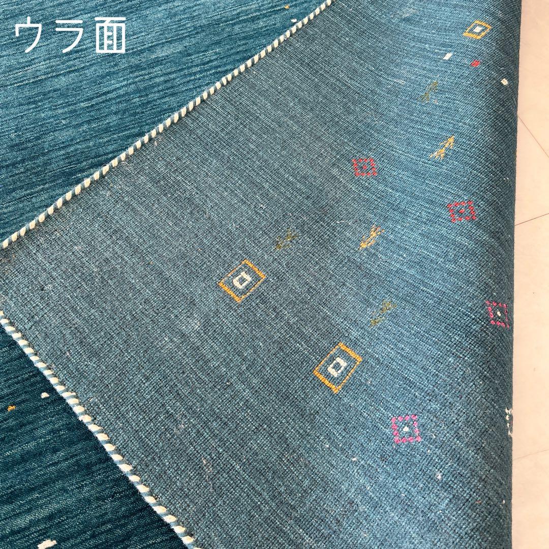 新品☆ギャベ ラグ カーペット 手織り絨毯 インドギャべ ロリバフ