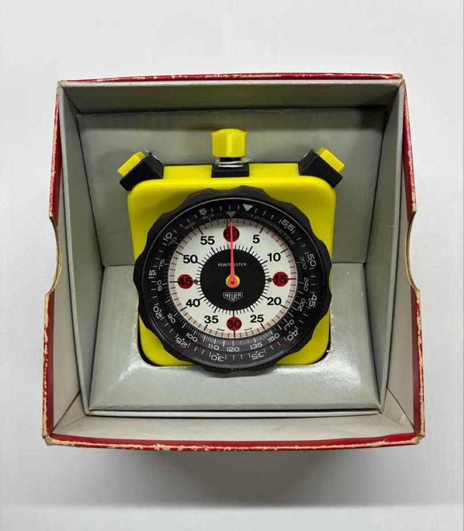 ホイヤー（HEUER）★1970年代カーレース用★ストップウォッチ★手巻き