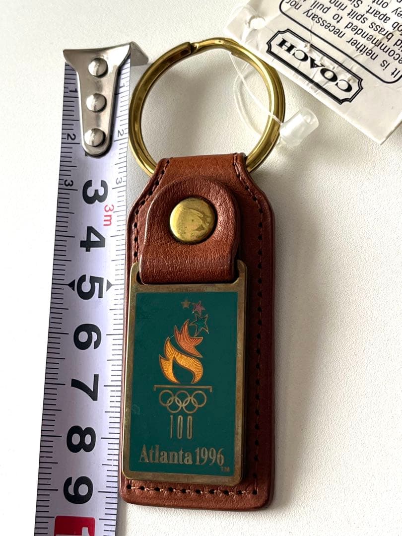 COACH コーチ アトランタオリンピック 100周年記念　本革　キーホルダー