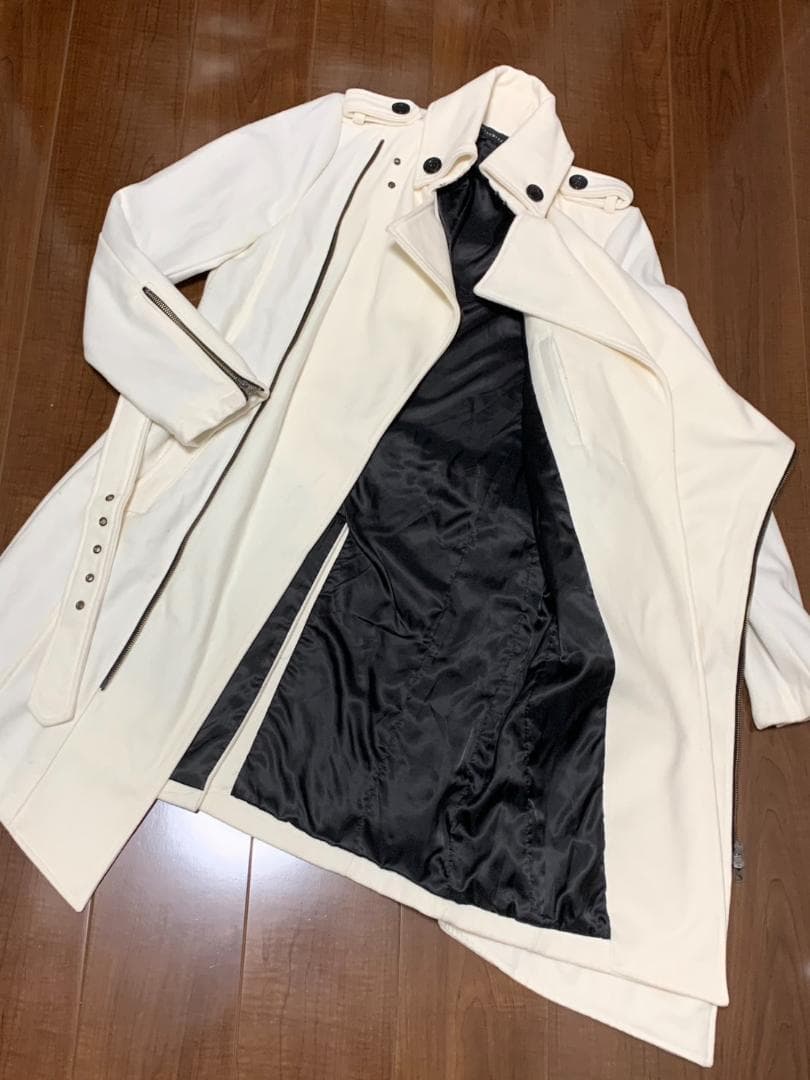 [CIVARIZE] ドレープトレンチコート 44 ホワイト CV17-H27