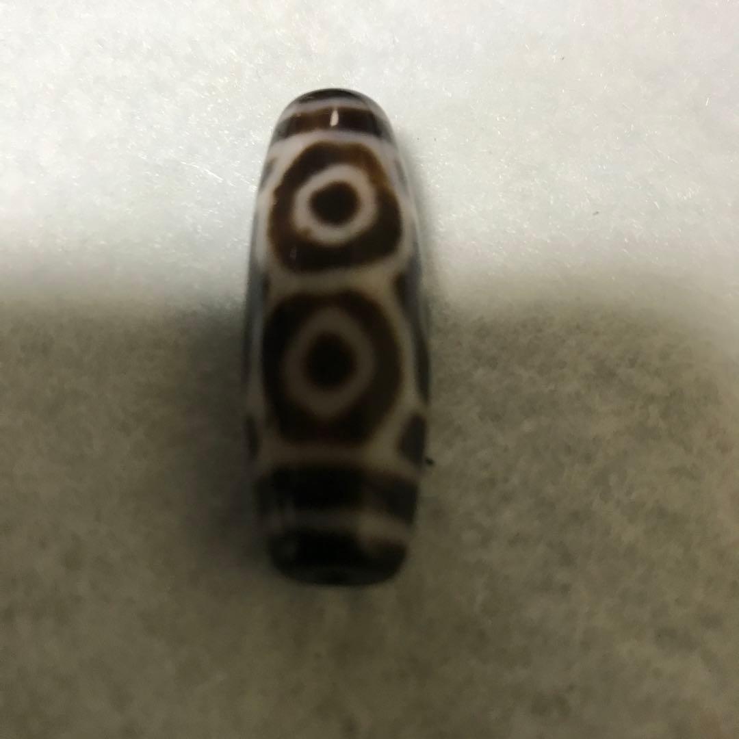 超激レア珍品‼︎ 古代老礦石　龍六眼天珠　黒朱砂お年玉価格でスタート!(^^)!