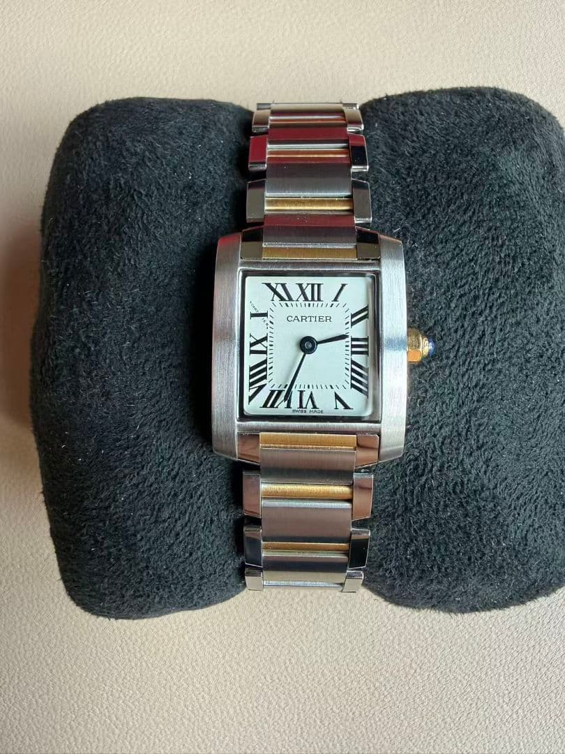 カルティエ タンクフランセーズ SM コンビ W51007Q4 SSxYG