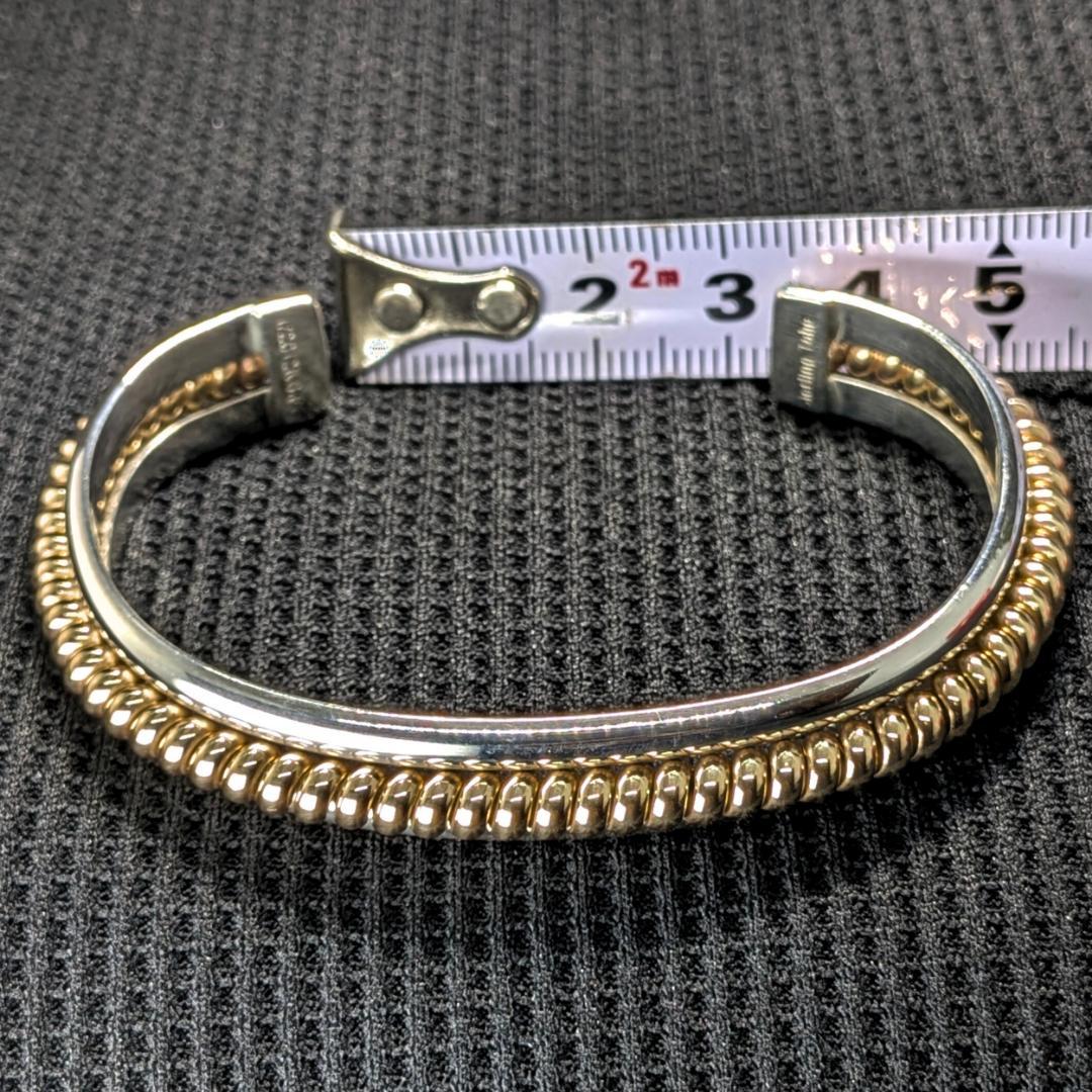 【極美品】Navajo Tahe バングル／12K GF×SV925／迅速発送