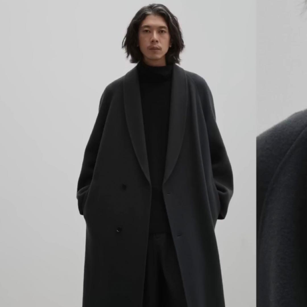 ジャケット・アウター Super 140s SHAWL COLLAR CAPE COAT