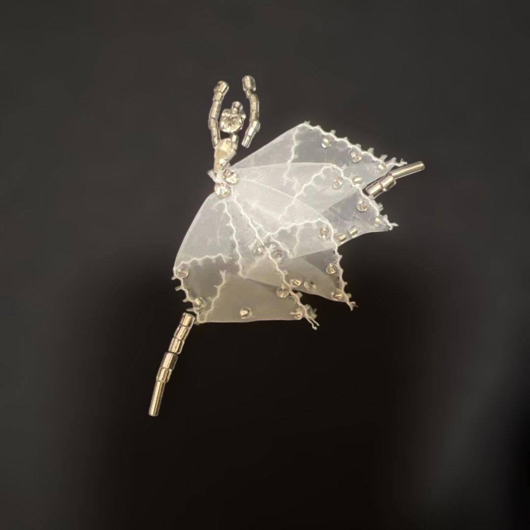 STRAWBERRY FIELDS 【新品】バレリーナモチーフ五分丈ニット