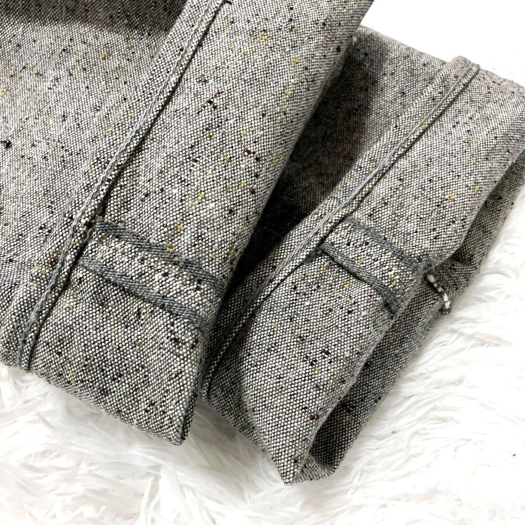 極美品✨　YAMANE DELUXE HAYAOKI 3 コットンパンツ　ネップ