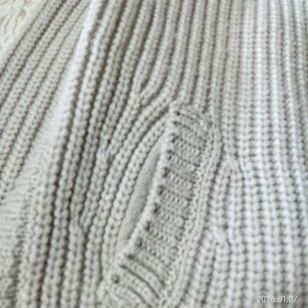 雑誌掲載　鈴木保奈美さん着用　美品　ヘルノ　異素材　ダウン　ニット　コート