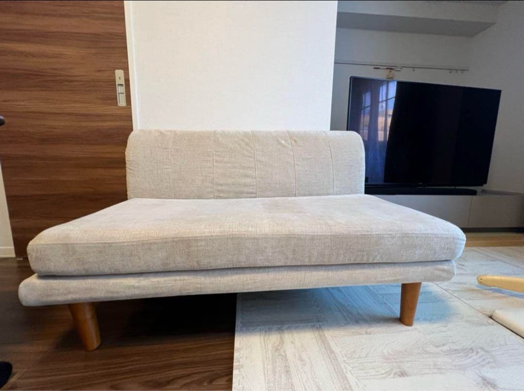 バニラ　2人がけダイニングソファ