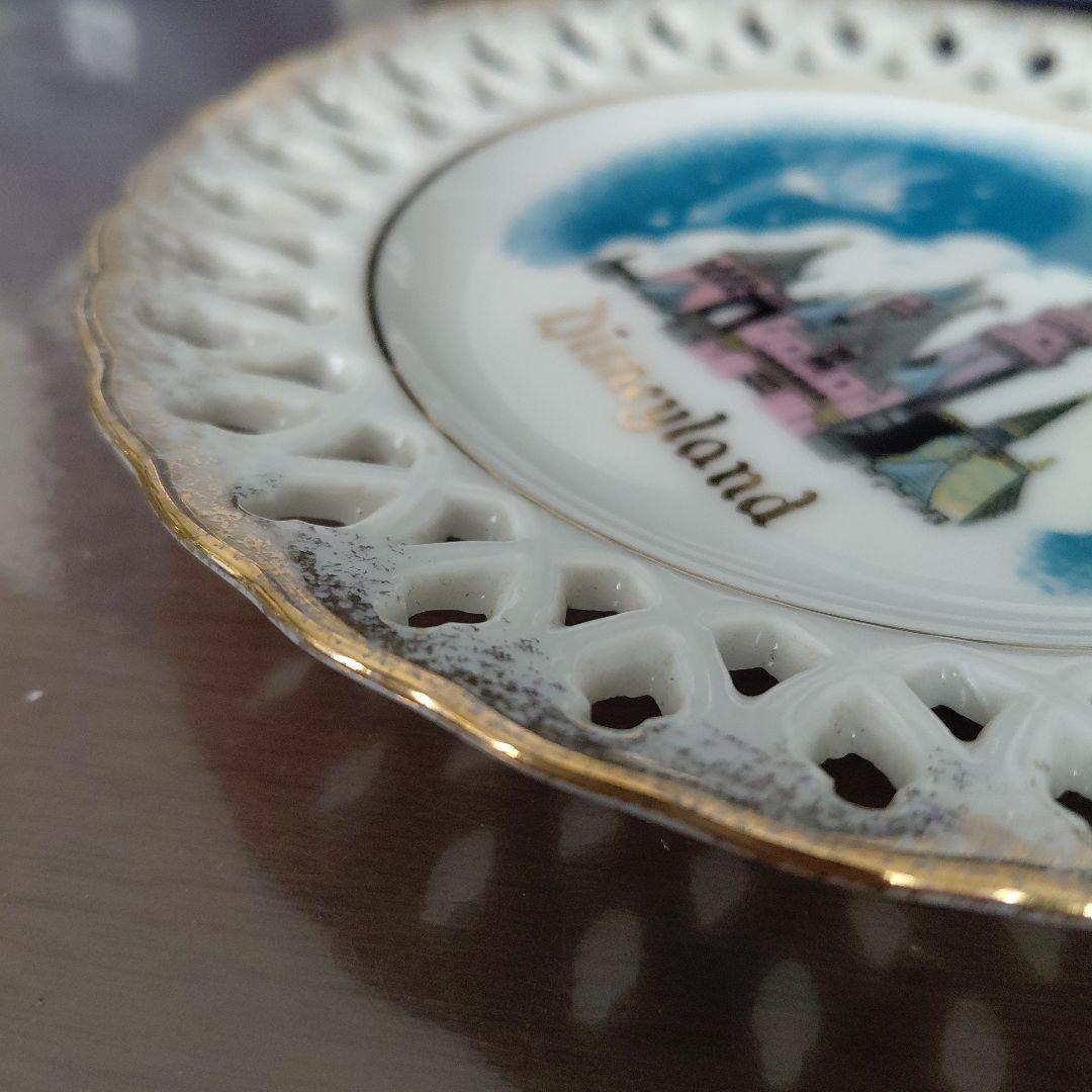 ②ディズニーランド 陶器皿　ヴィンテージ　デザート皿　ティンカーベル