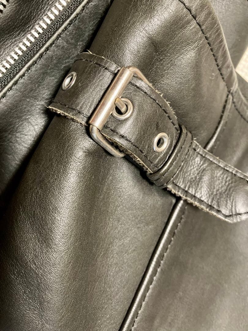 Schott ショット シープスキン シングルライダース ジャケット 2XL 黒