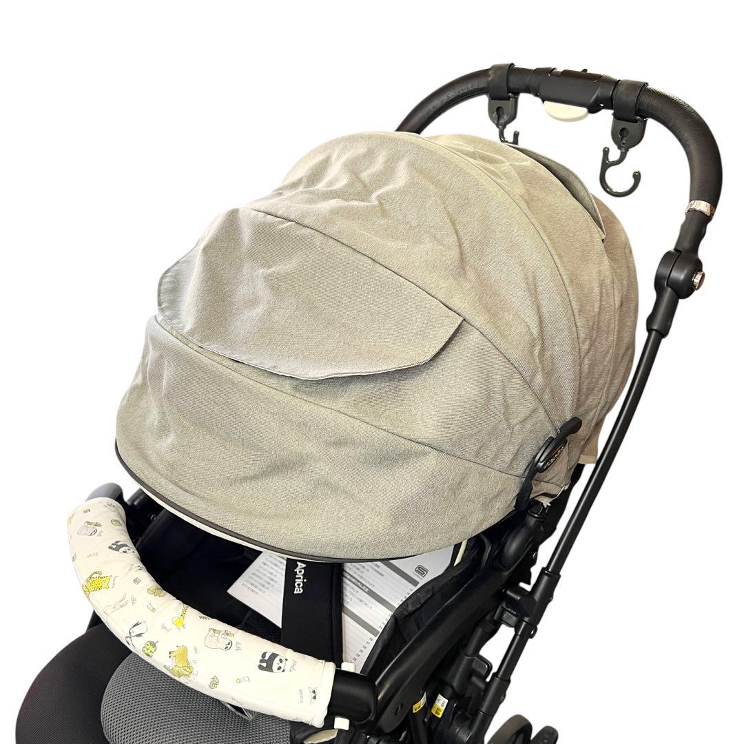 【極美品】Aprica ラクーナビッテクッション レザーハンドル 2107603