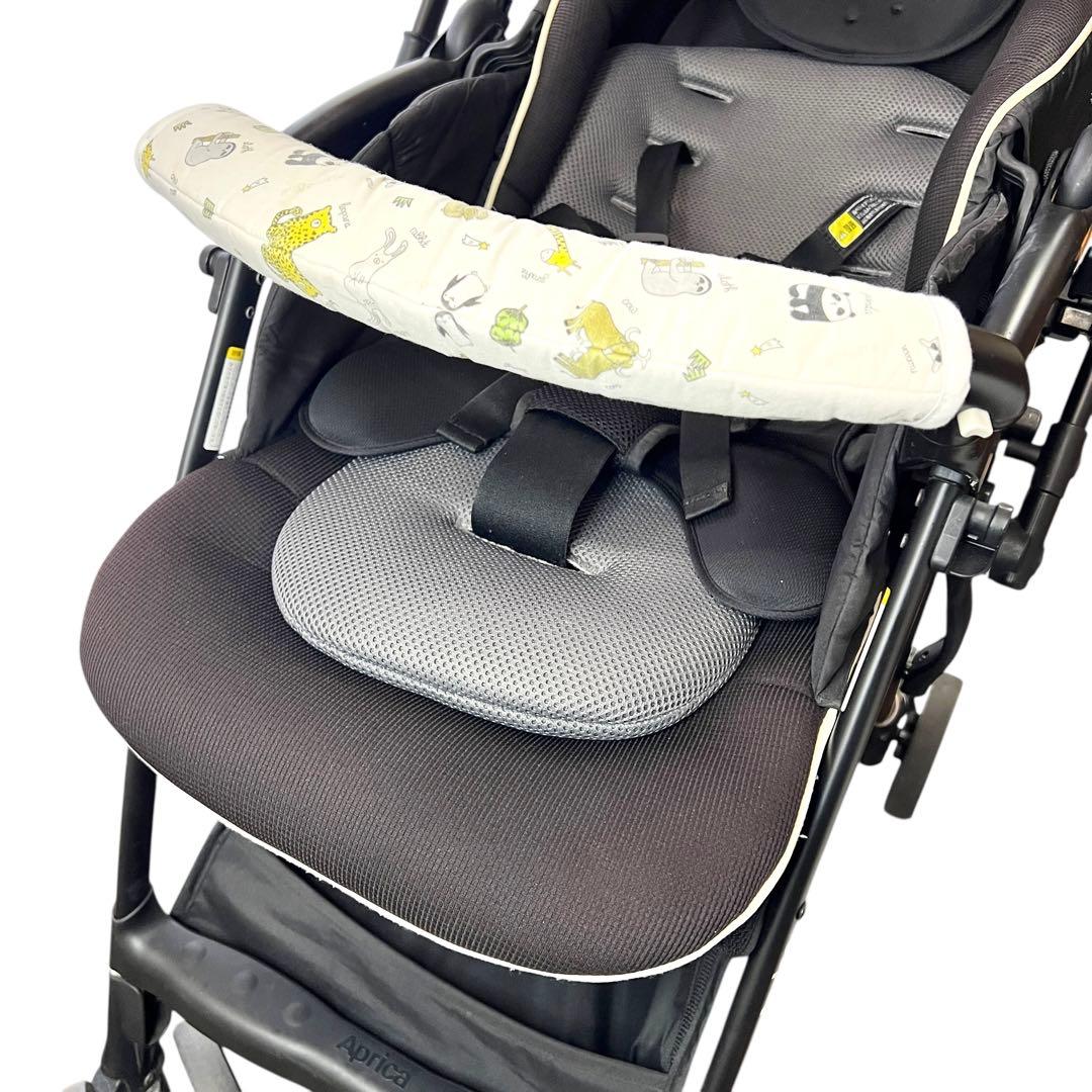 【極美品】Aprica ラクーナビッテクッション レザーハンドル 2107603