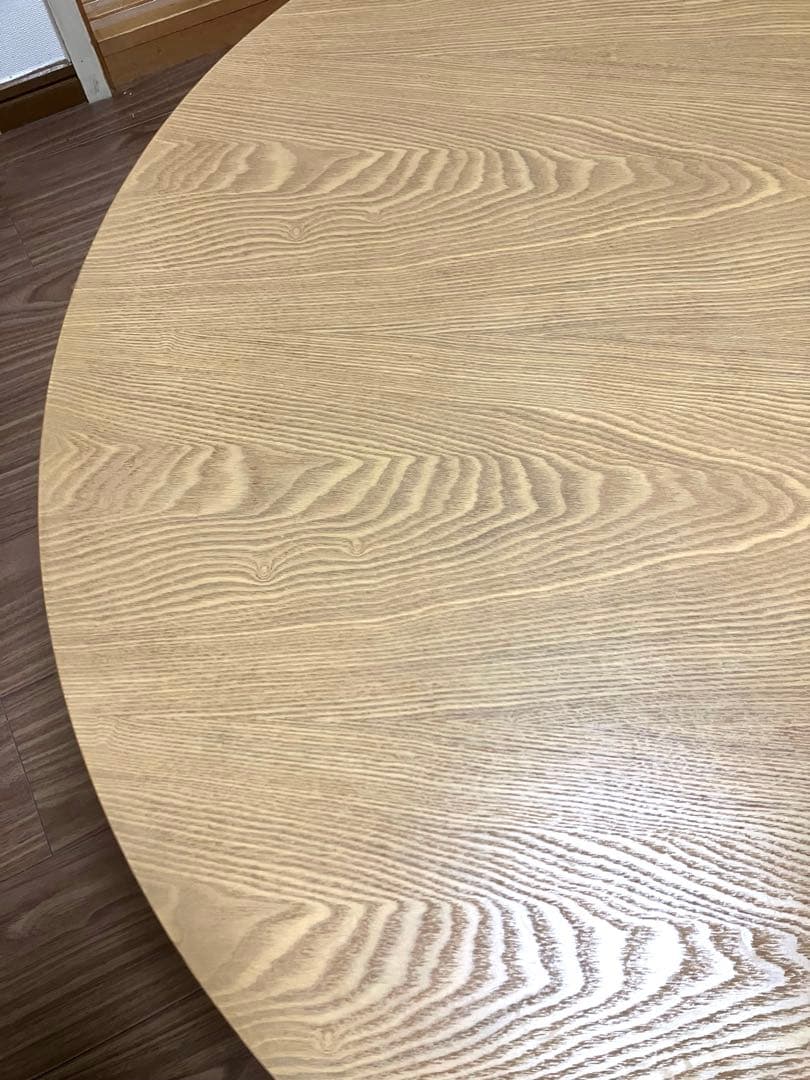 円卓 ちゃぶ台 大型 直径105cm 高さ30.5cm ローテーブル 食卓