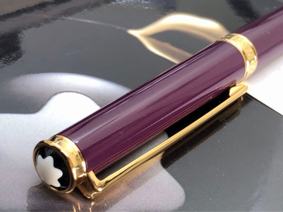 非常にレアなパープル軸※未使用品！稀少軸色！オブリュージュ15280★モンブラン