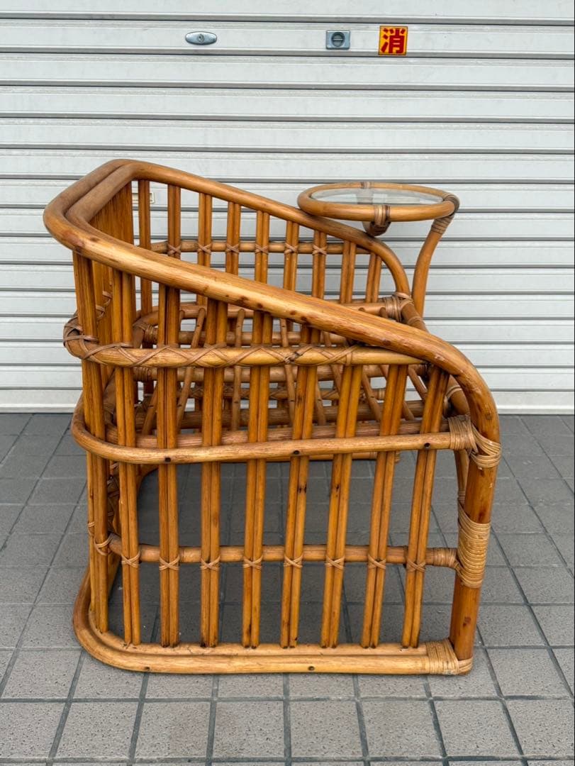 【送料込み】ラタン家具　チェア　椅子　籐　ラタン　イス