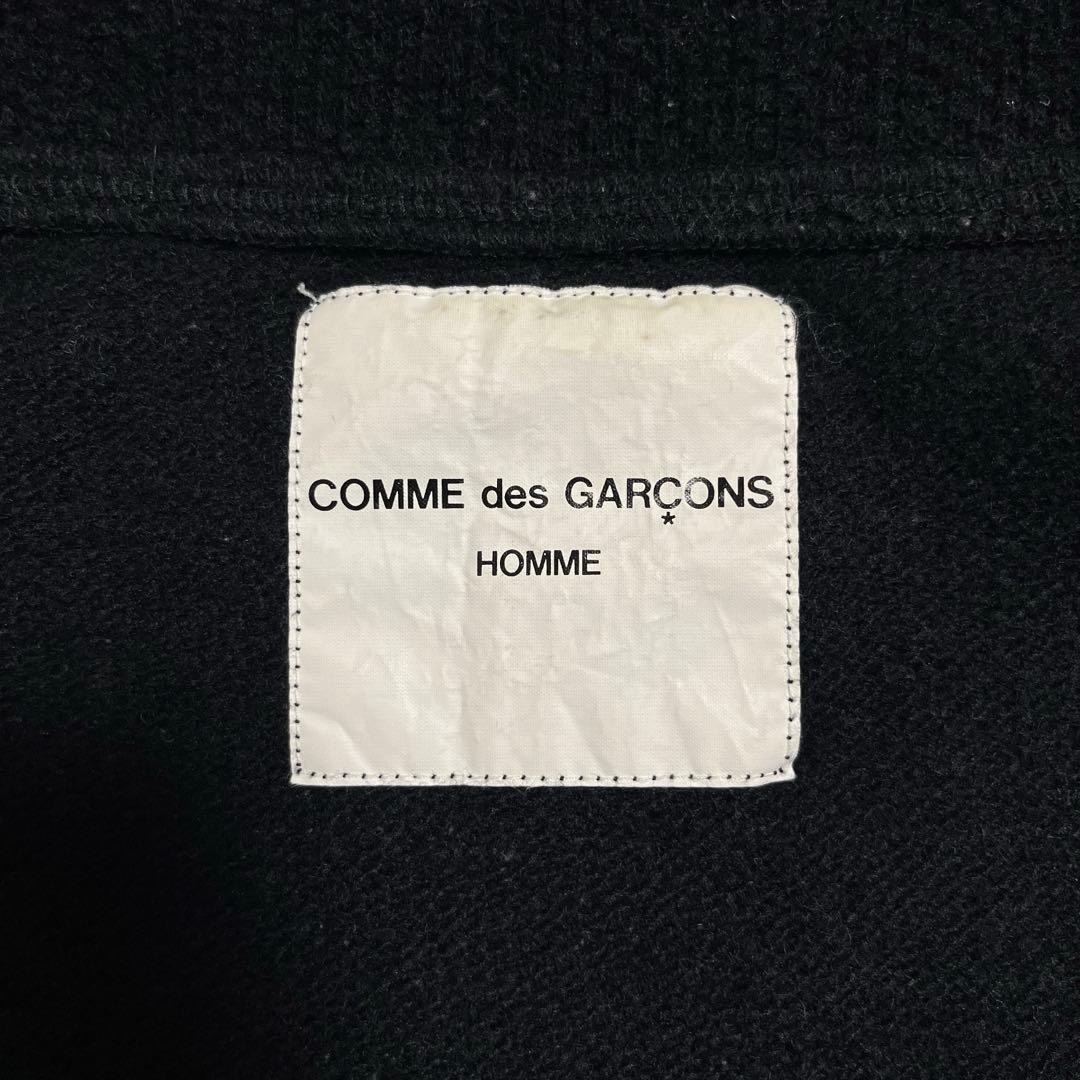 COMME des GARÇONS HOMME ウールジップジャケット ブラック